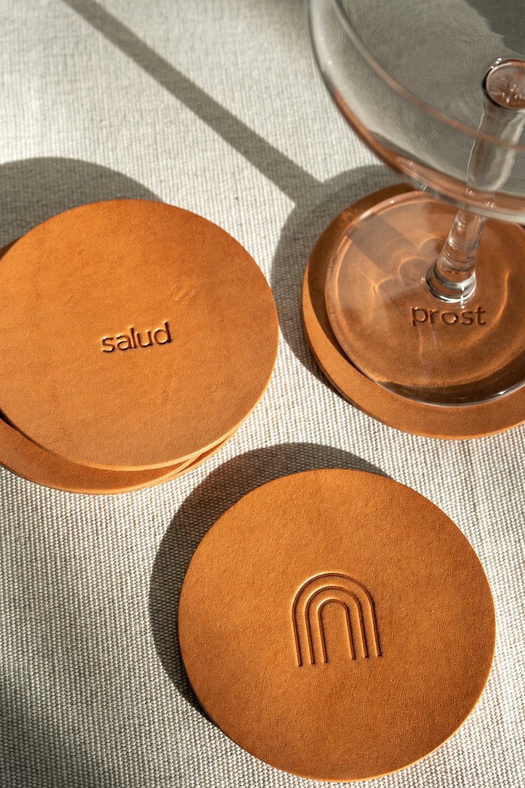 Cocktail on a Lado coaster at an elevated hour reception