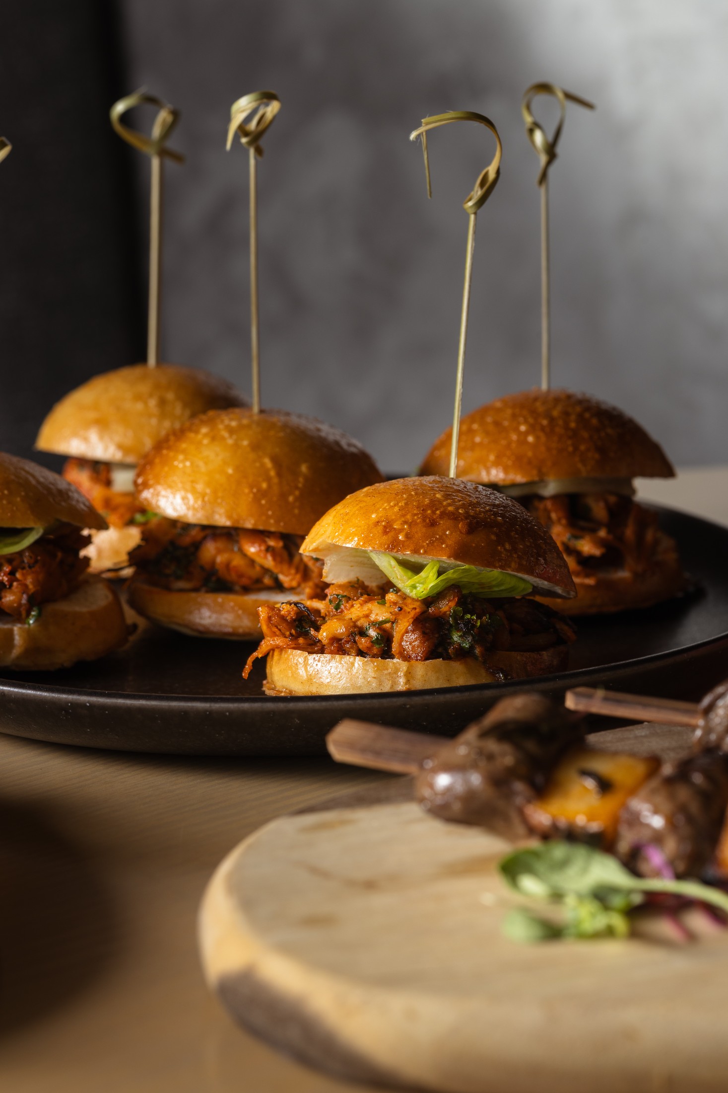Citrus Slider — shredded chicken slider