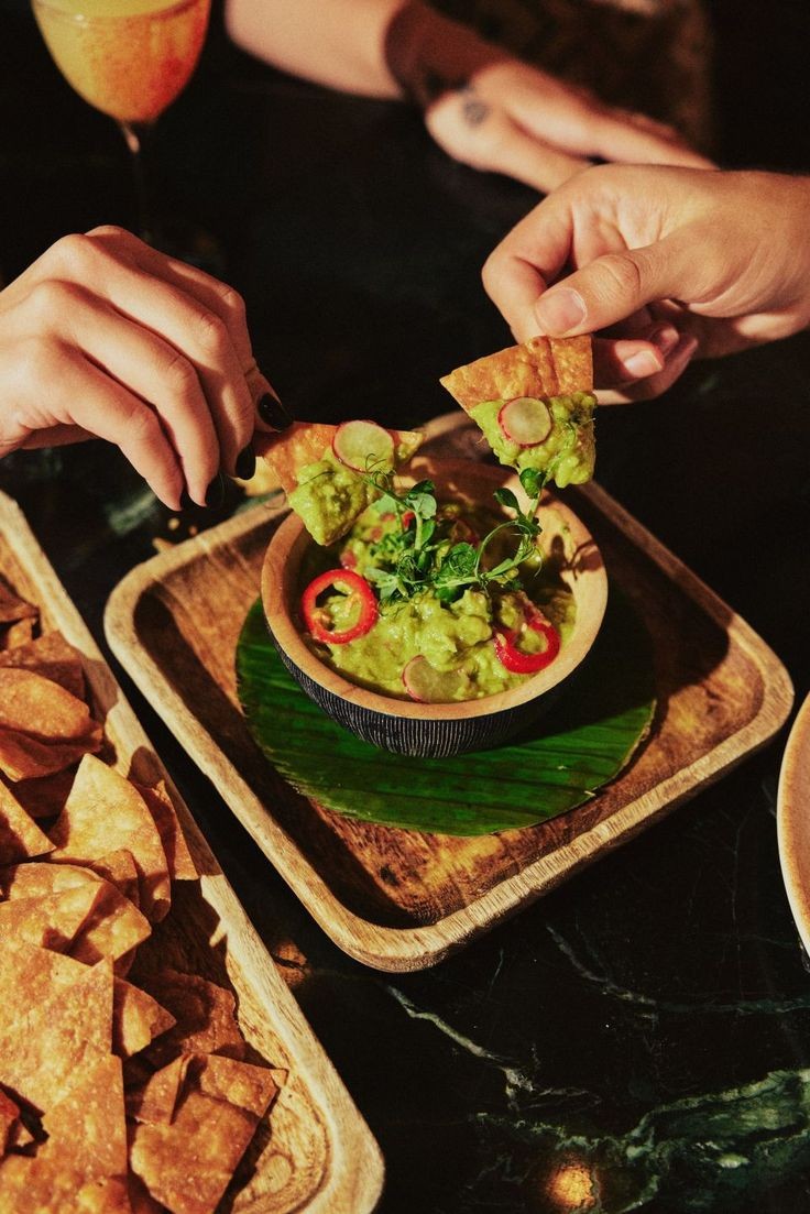 Fiesta Cantina — guacamole and crisp tortilla chips
